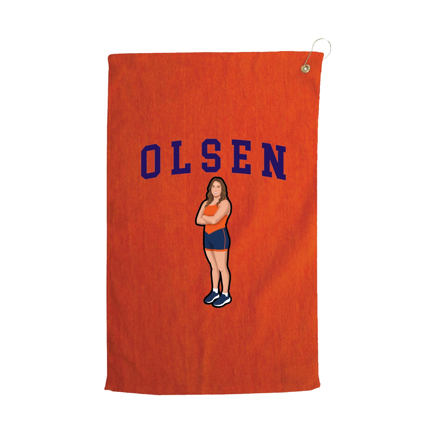 Golf Towel — Shirsey in Orange