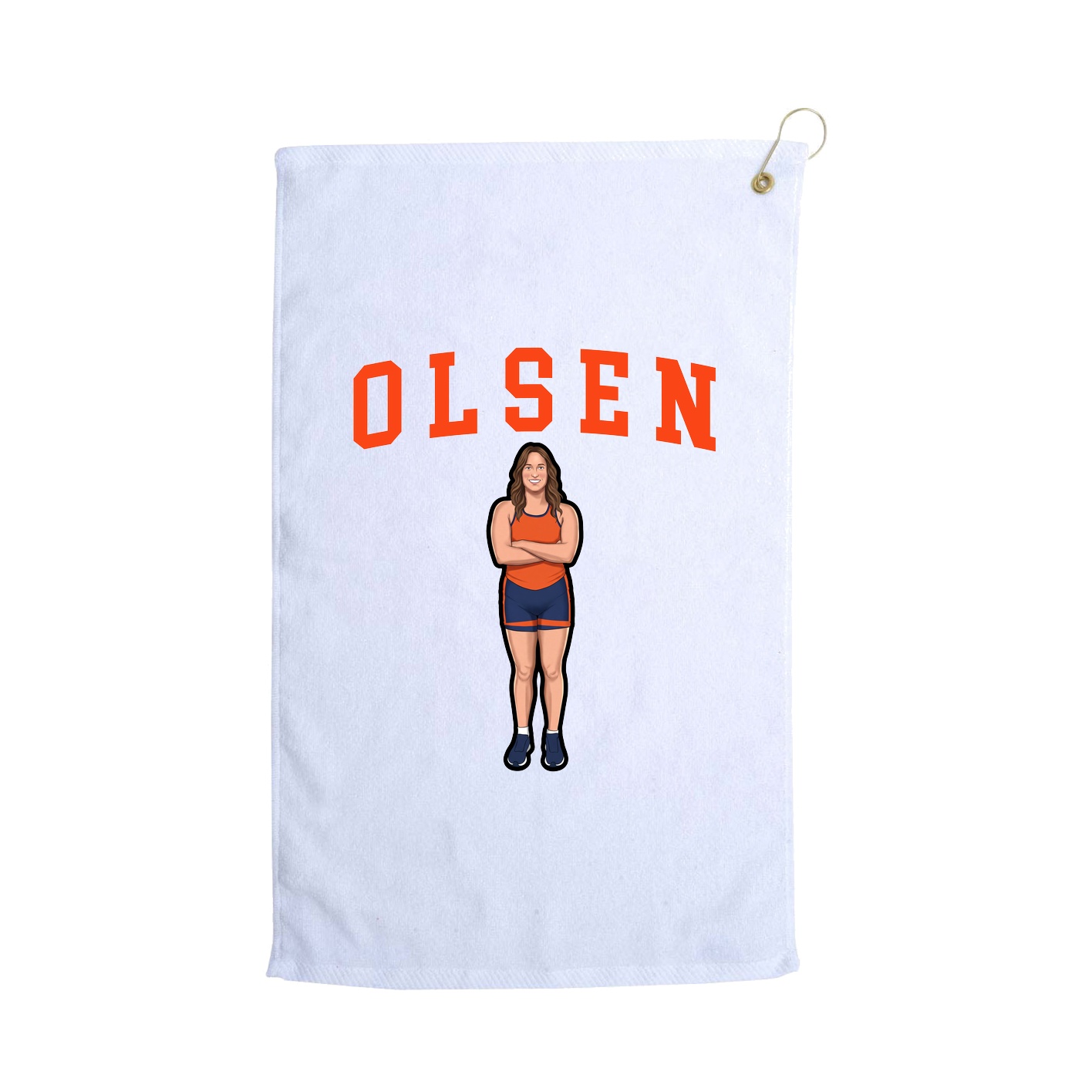 Golf Towel — Shirsey in White