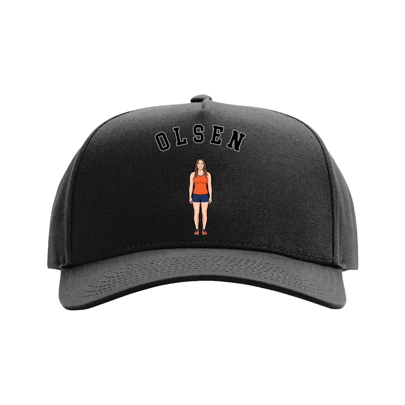 Full Fabric Five-Panel Champ Cap
