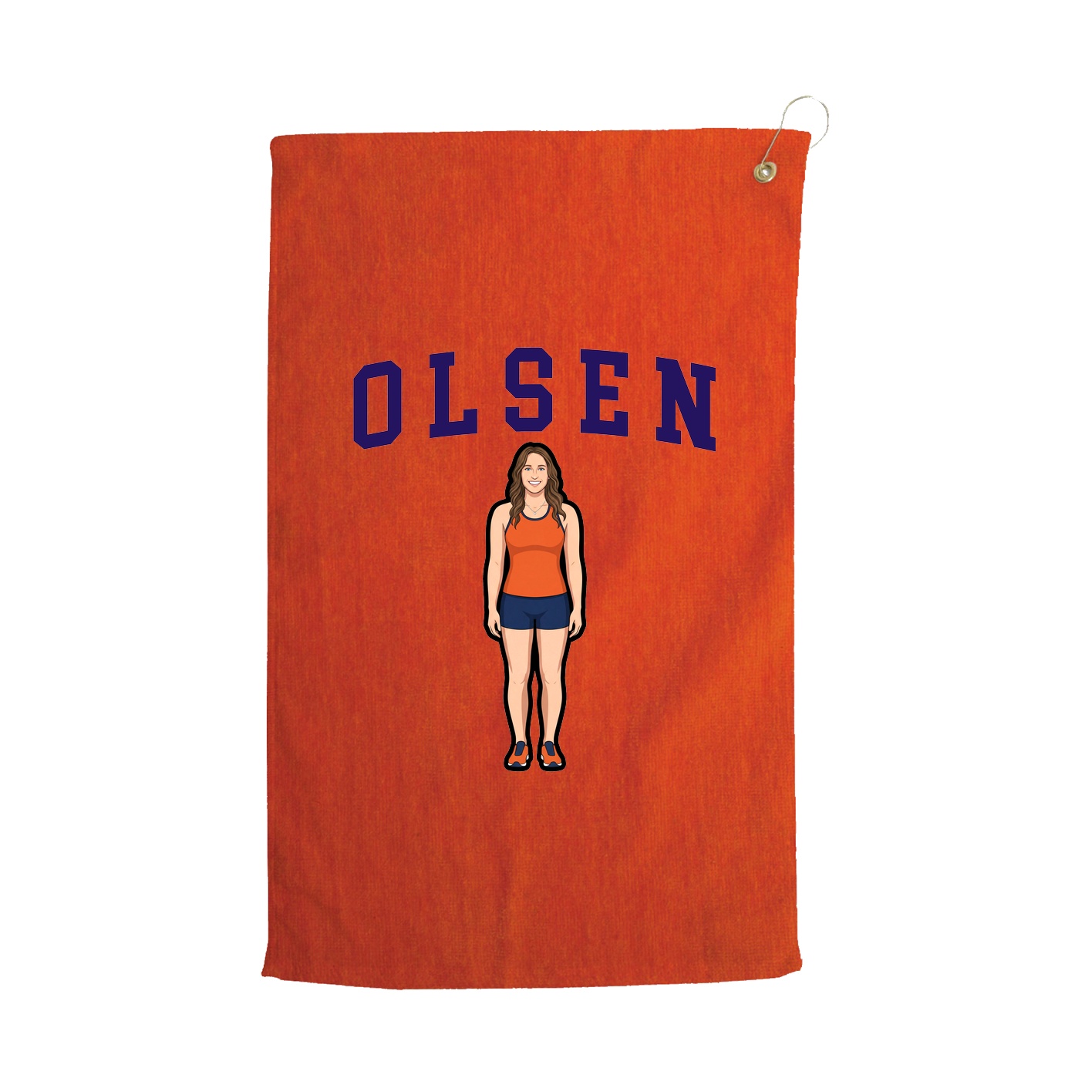 Golf Towel — Shirsey in Orange