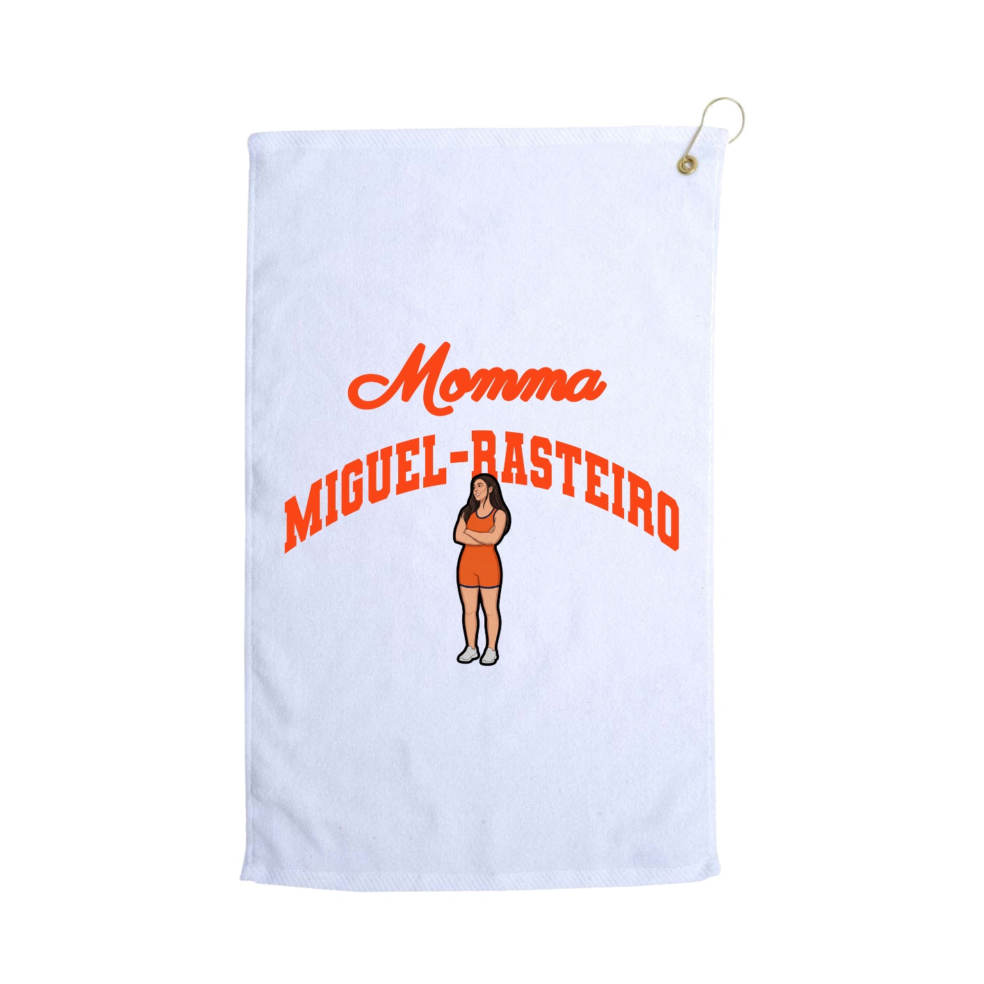 Golf Towel — Mothers Day Arch in White