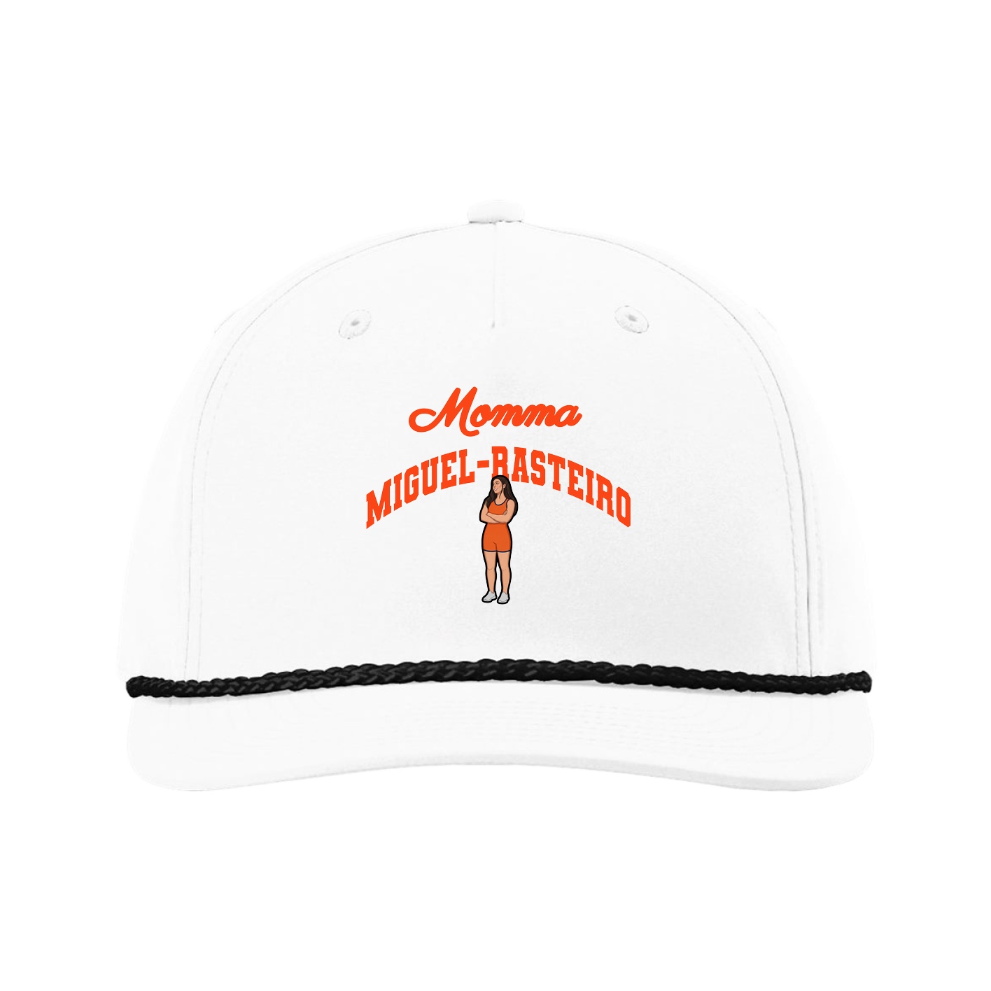 Five-Panel Classic Rope Cap — Mothers Day Arch in White