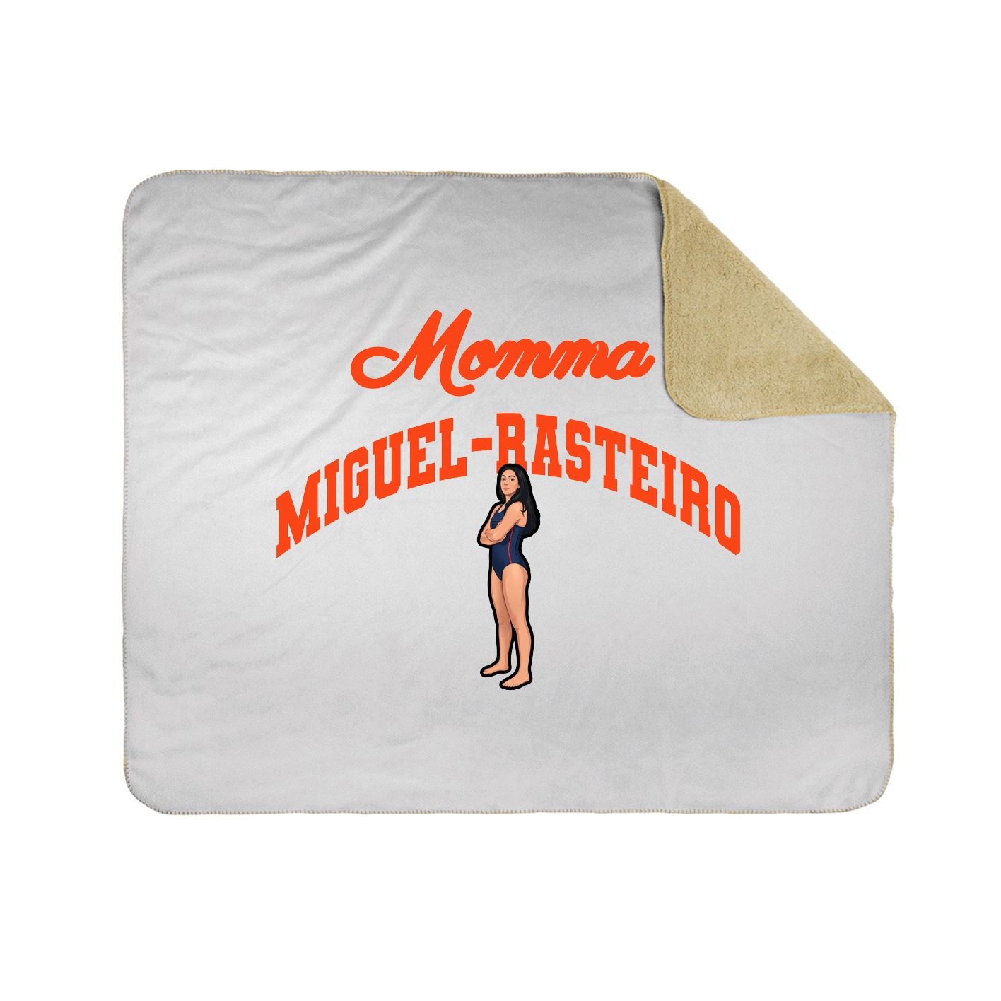 Throw Blanket — Mothers Day Arch in White