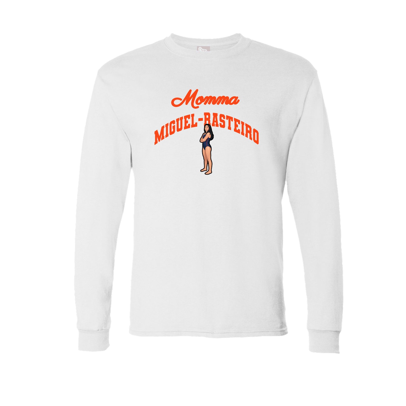 Long Sleeve Tee — Mothers Day Arch in White