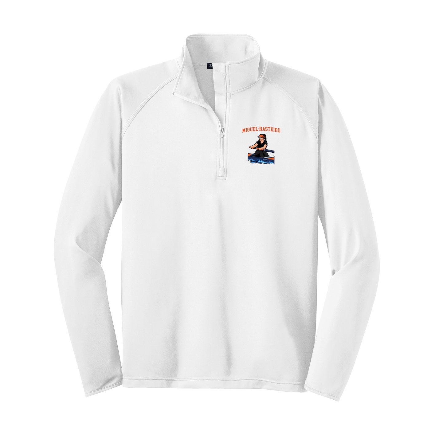 Q-Zip Pullover — Shirsey in White