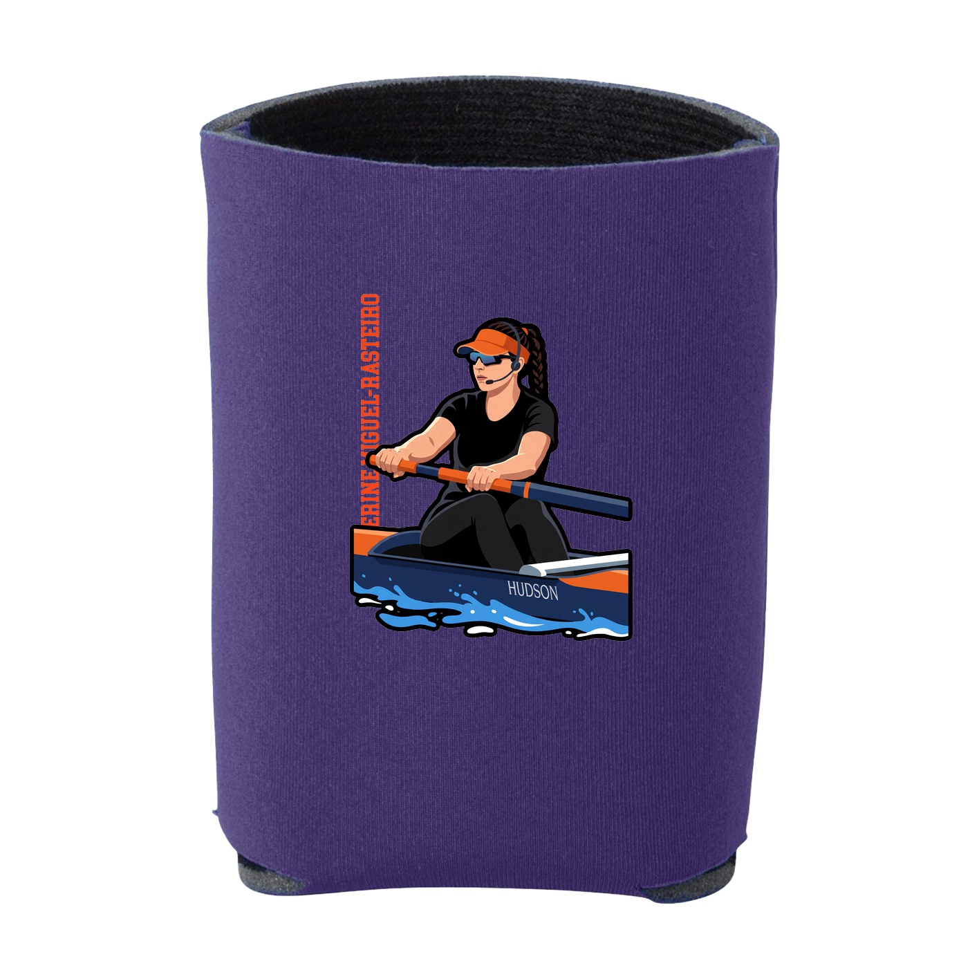 Can Holder — Name Vertical in Purple