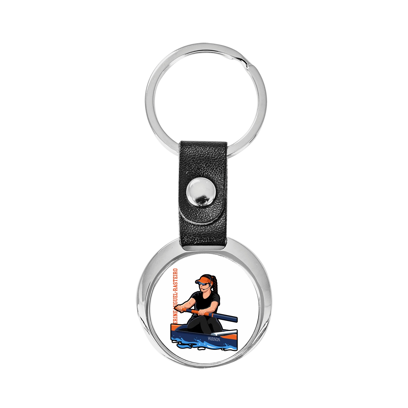 Key Chain — Name Vertical in Classic