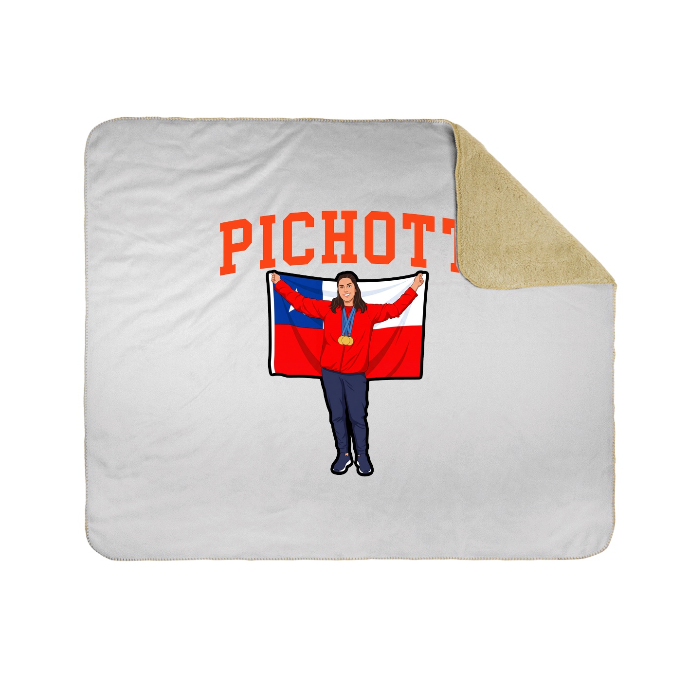 Throw Blanket — Shirsey in White