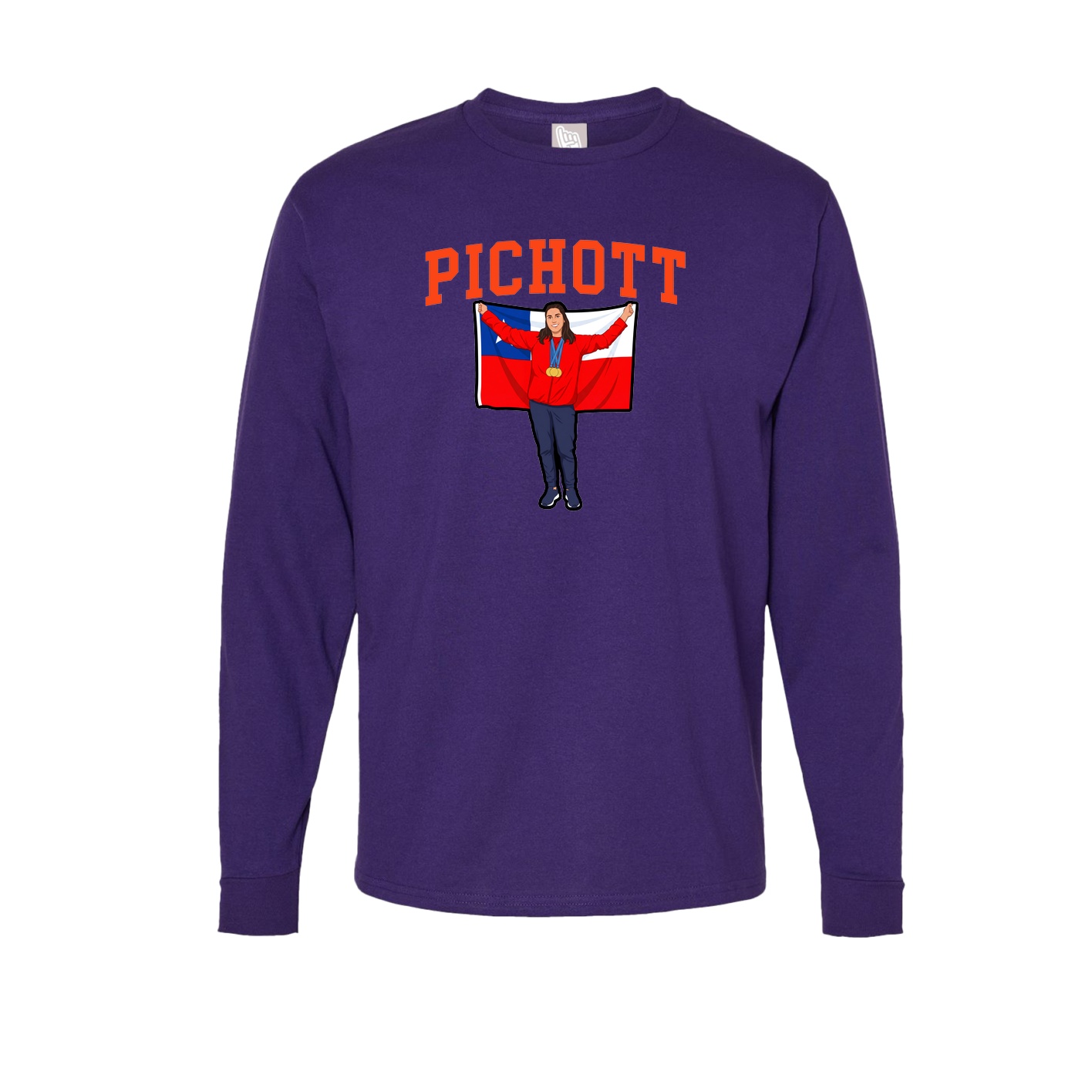 Long Sleeve Tee — Shirsey in Purple