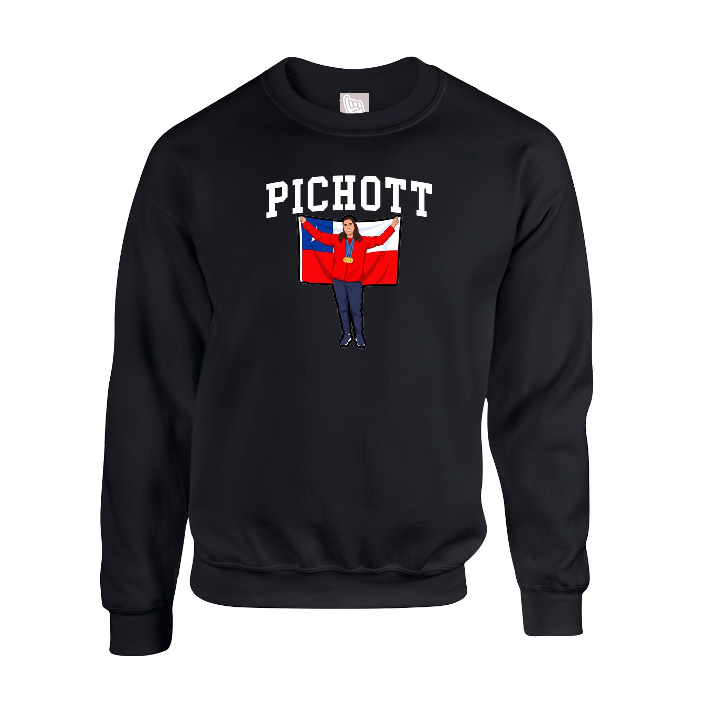 Fleece Crew — Shirsey in Black