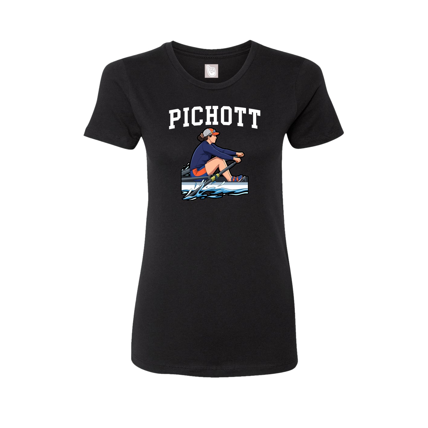 Fitted Women's Tee — Shirsey in Black