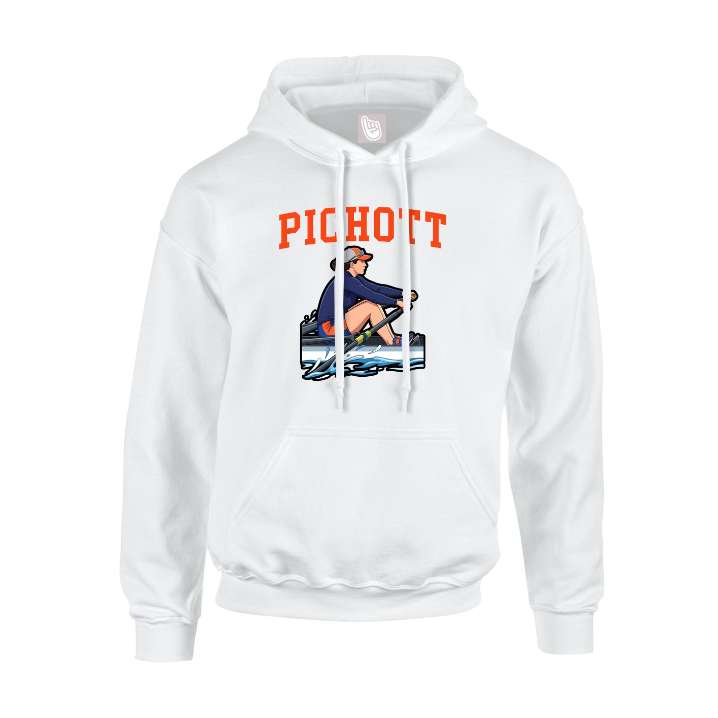 Hoodie — Shirsey in White