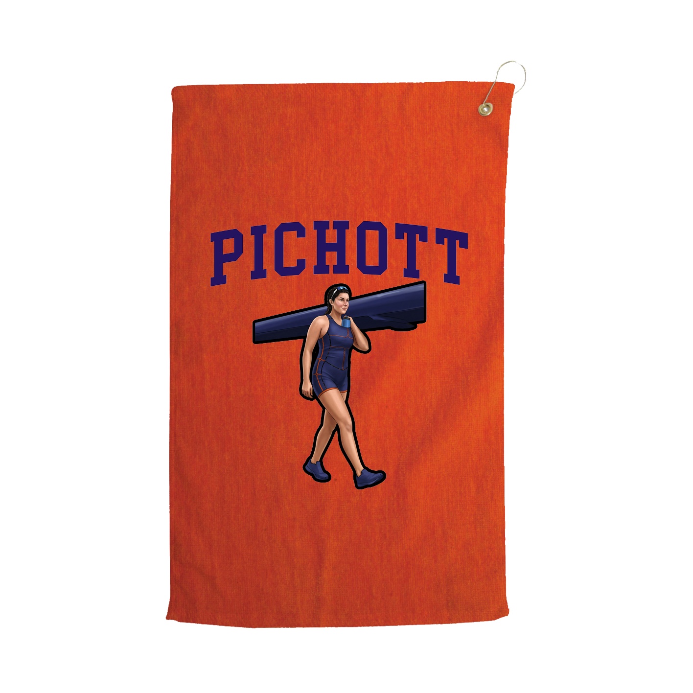 Golf Towel — Shirsey in Orange