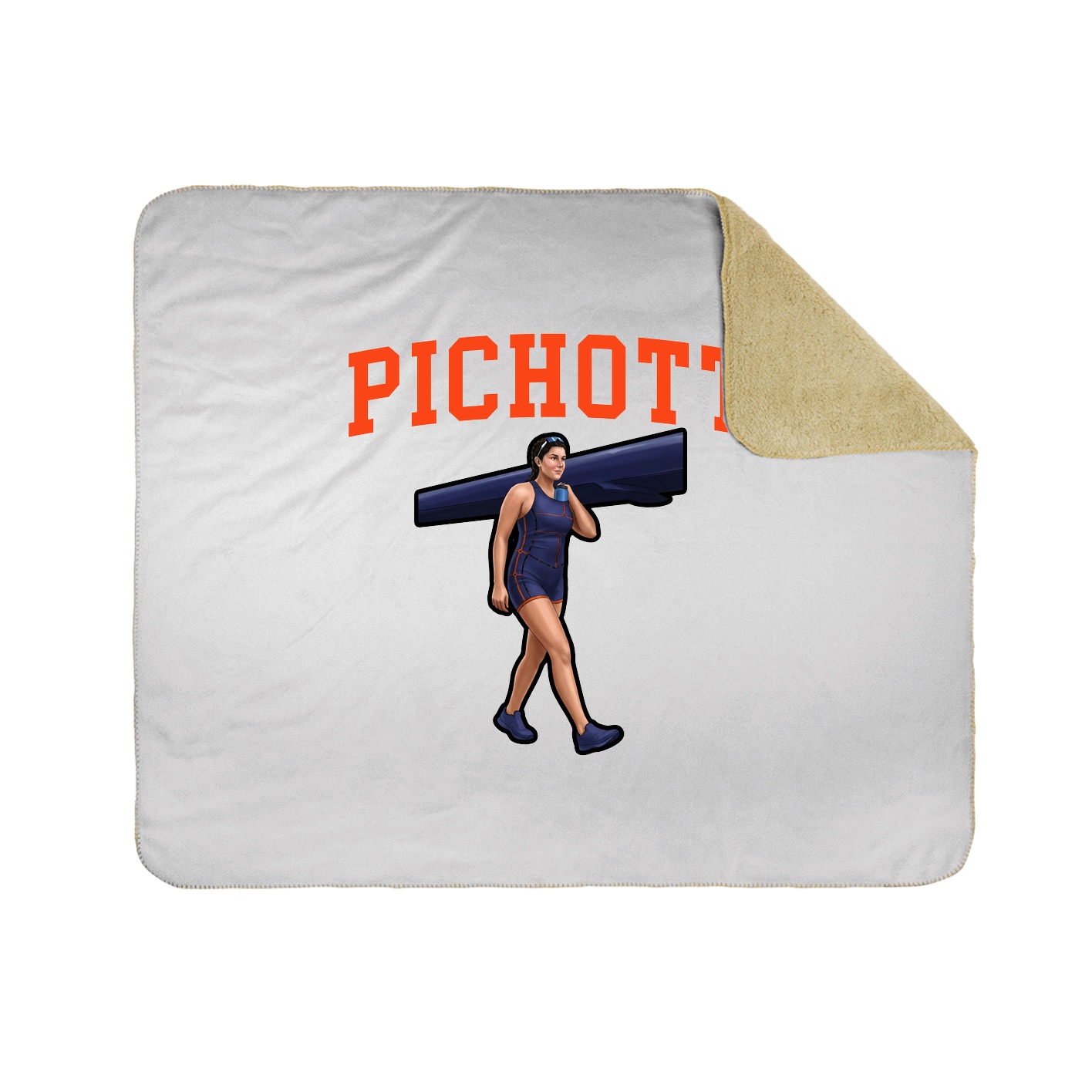 Throw Blanket — Shirsey in White
