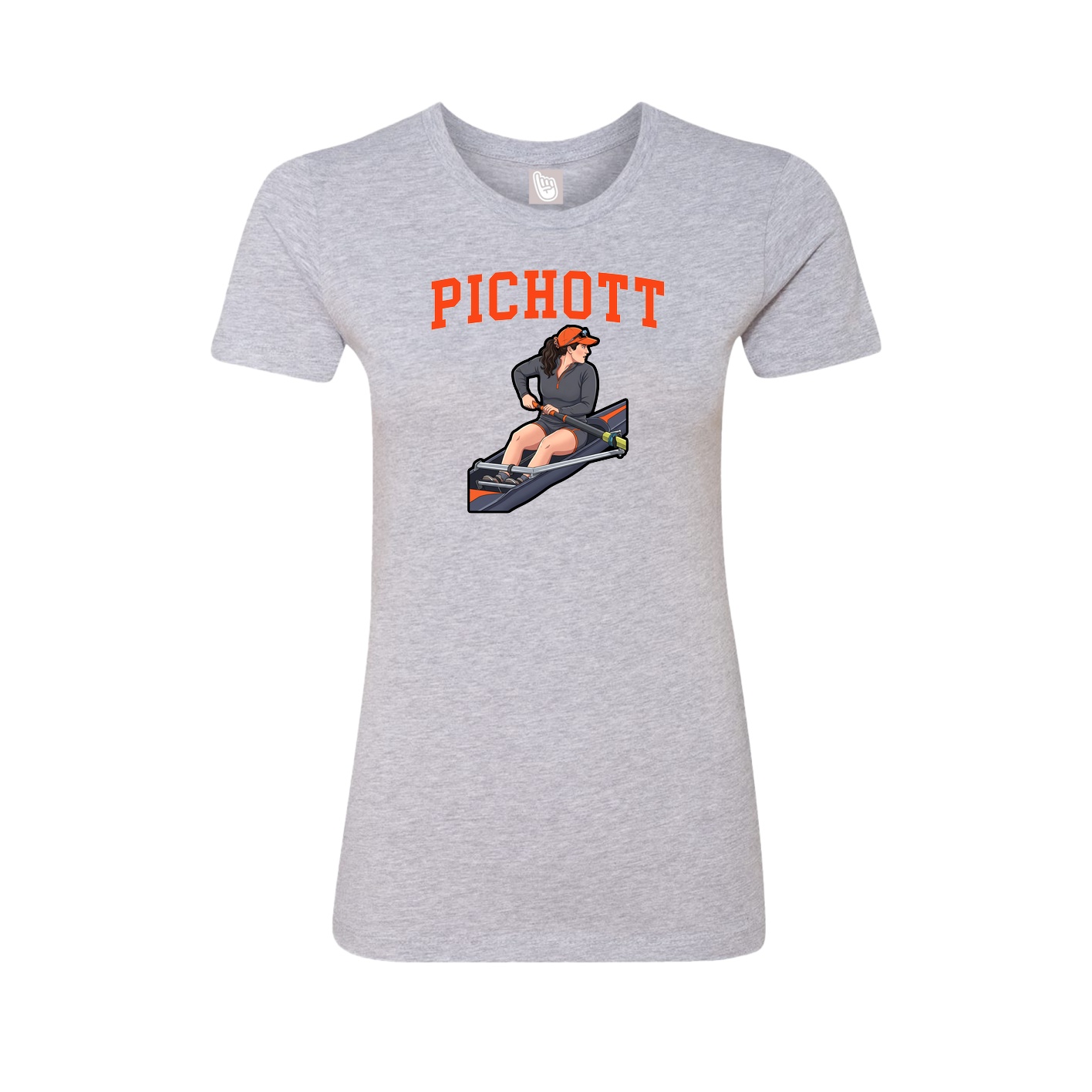 Fitted Women's Tee — Shirsey in Grey