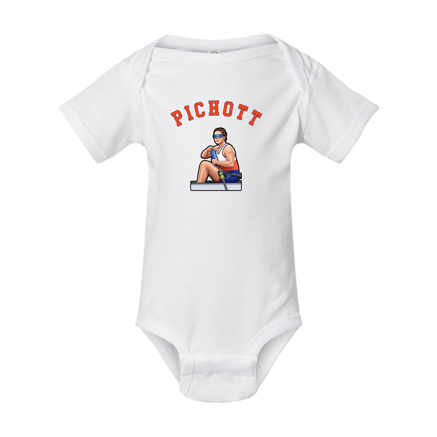 Baby Onesie — Shirsey Arch in White