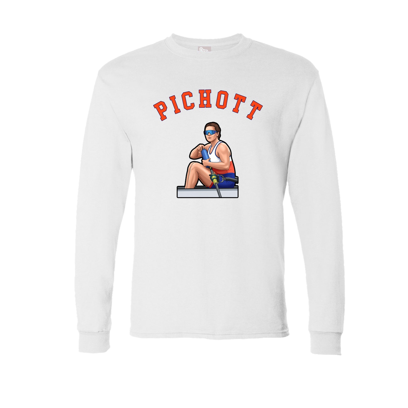 Long Sleeve Tee — Shirsey Arch in White