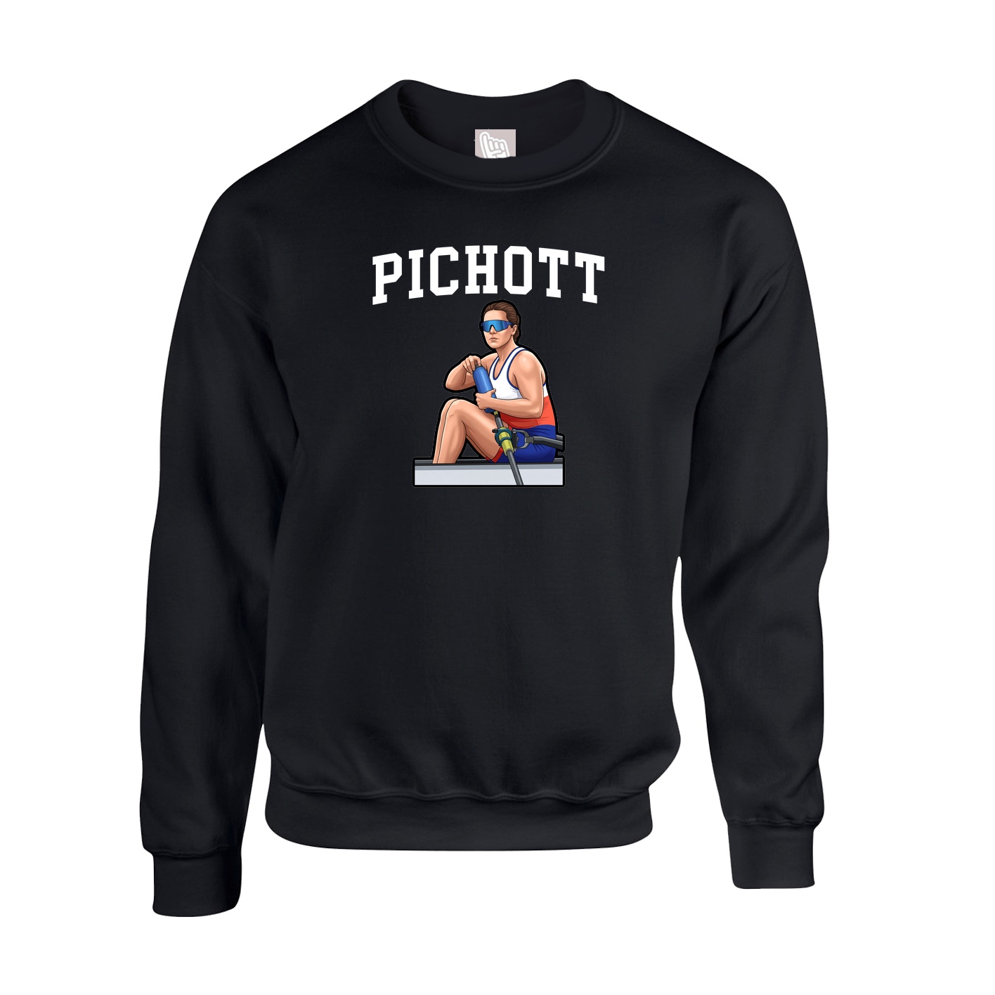 Fleece Crew — Shirsey in Black
