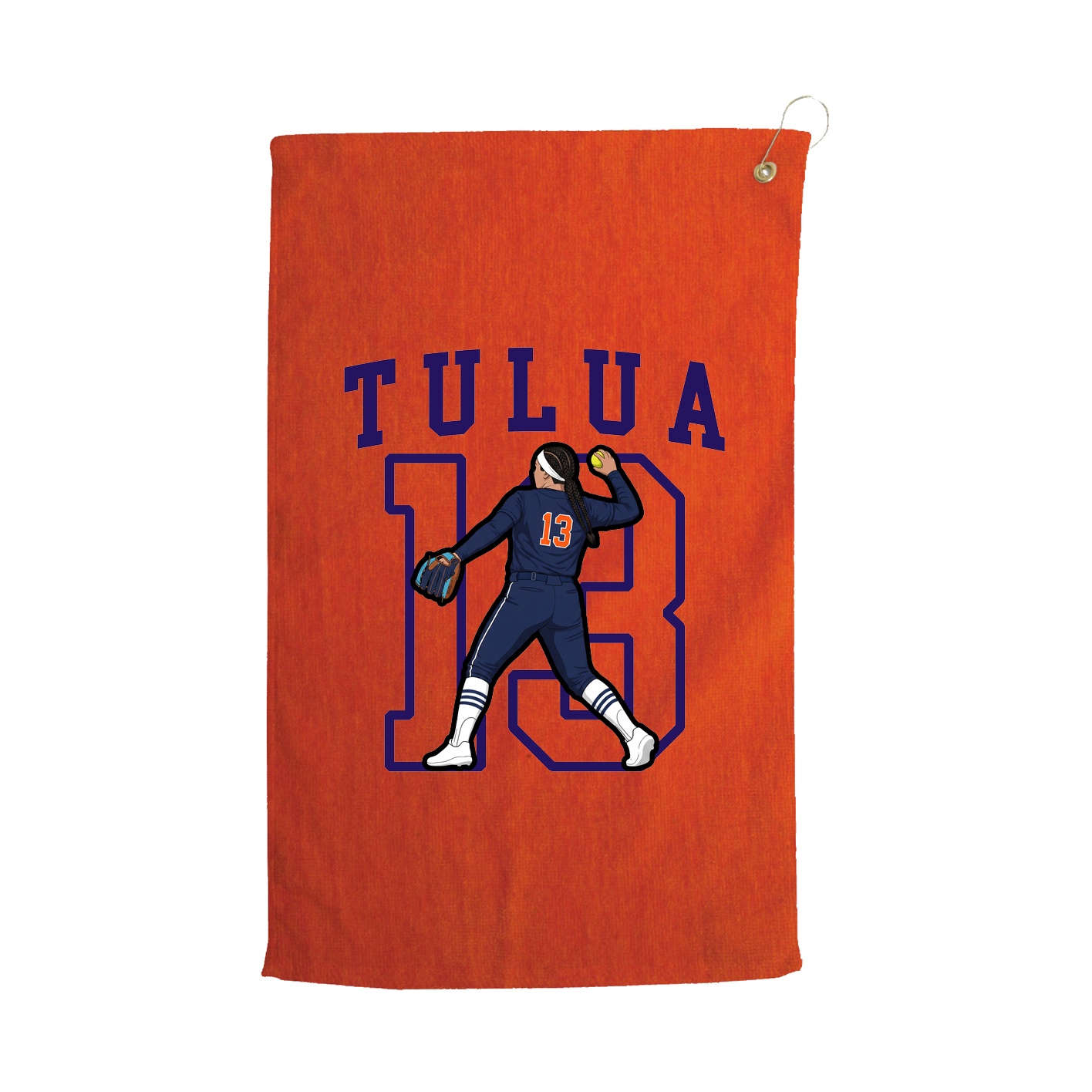 Golf Towel — Shirsey in Orange