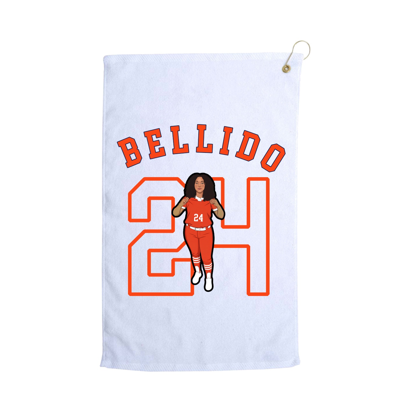 Golf Towel — Shirsey Arch in White