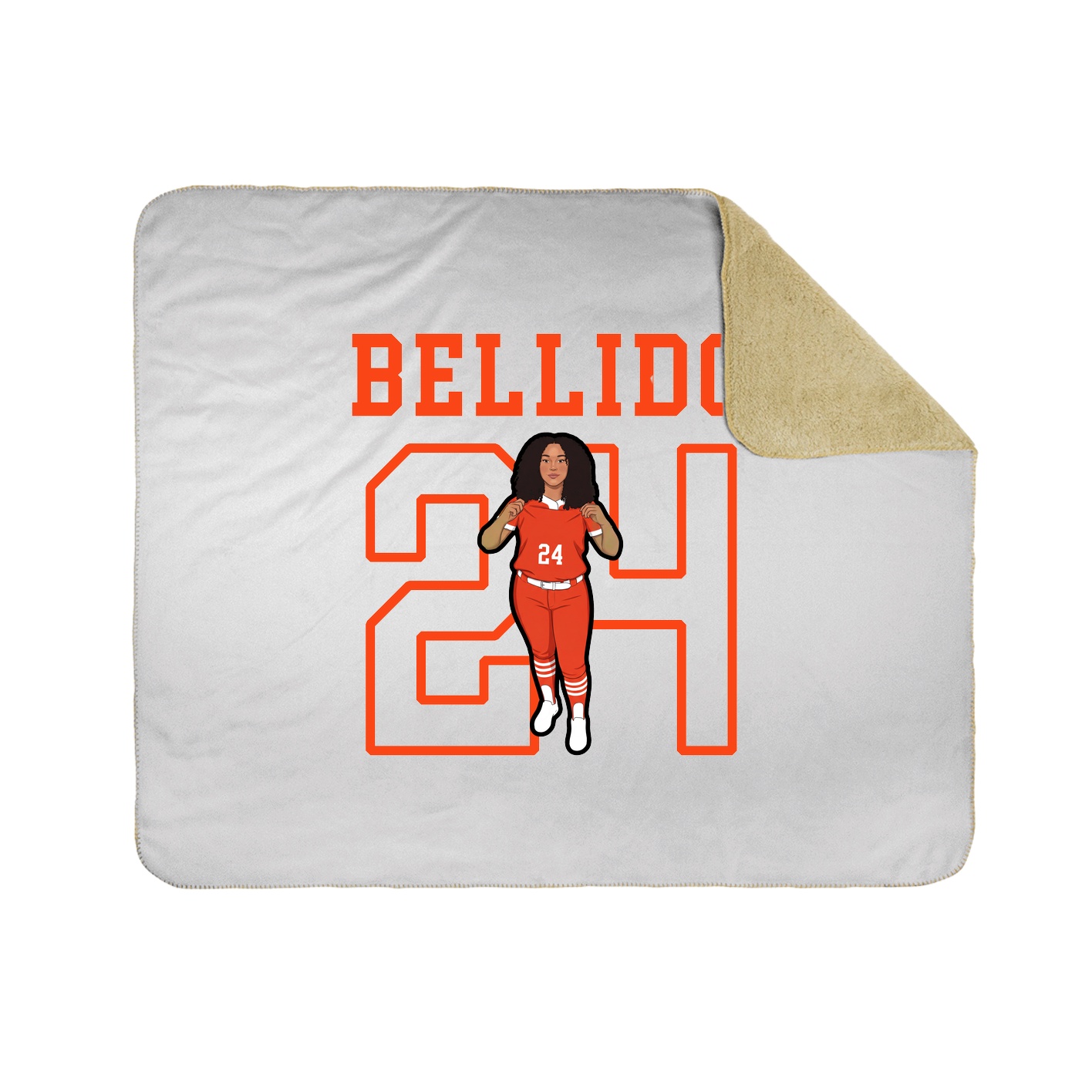 Throw Blanket — Shirsey in White