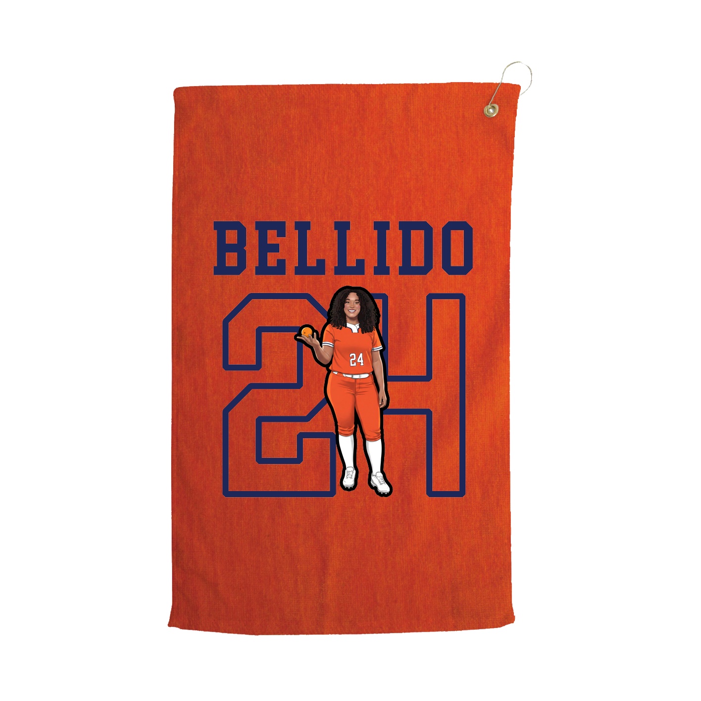 Golf Towel — Shirsey in Orange
