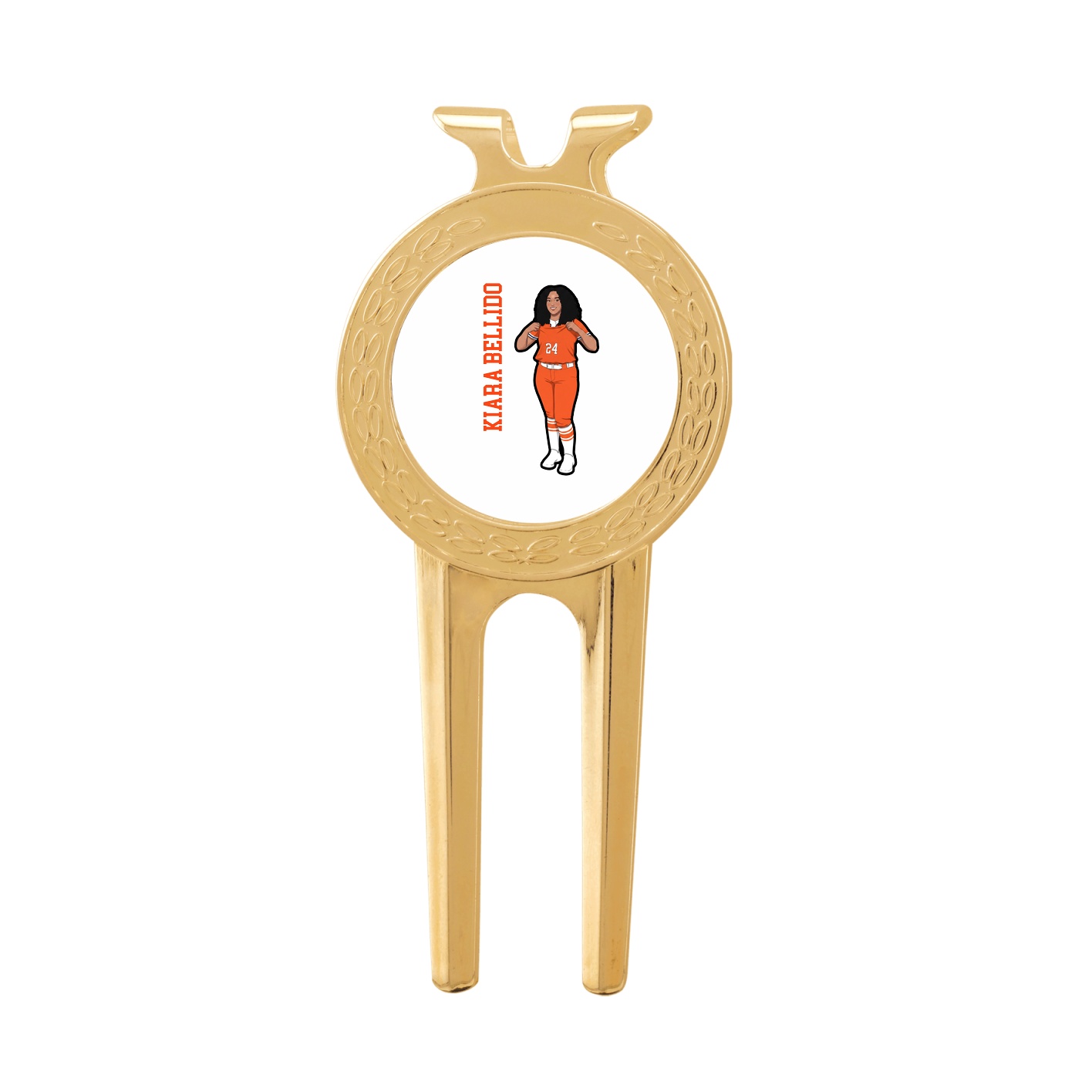 Divot Tool with Ball Marker — Name Vertical in Classic