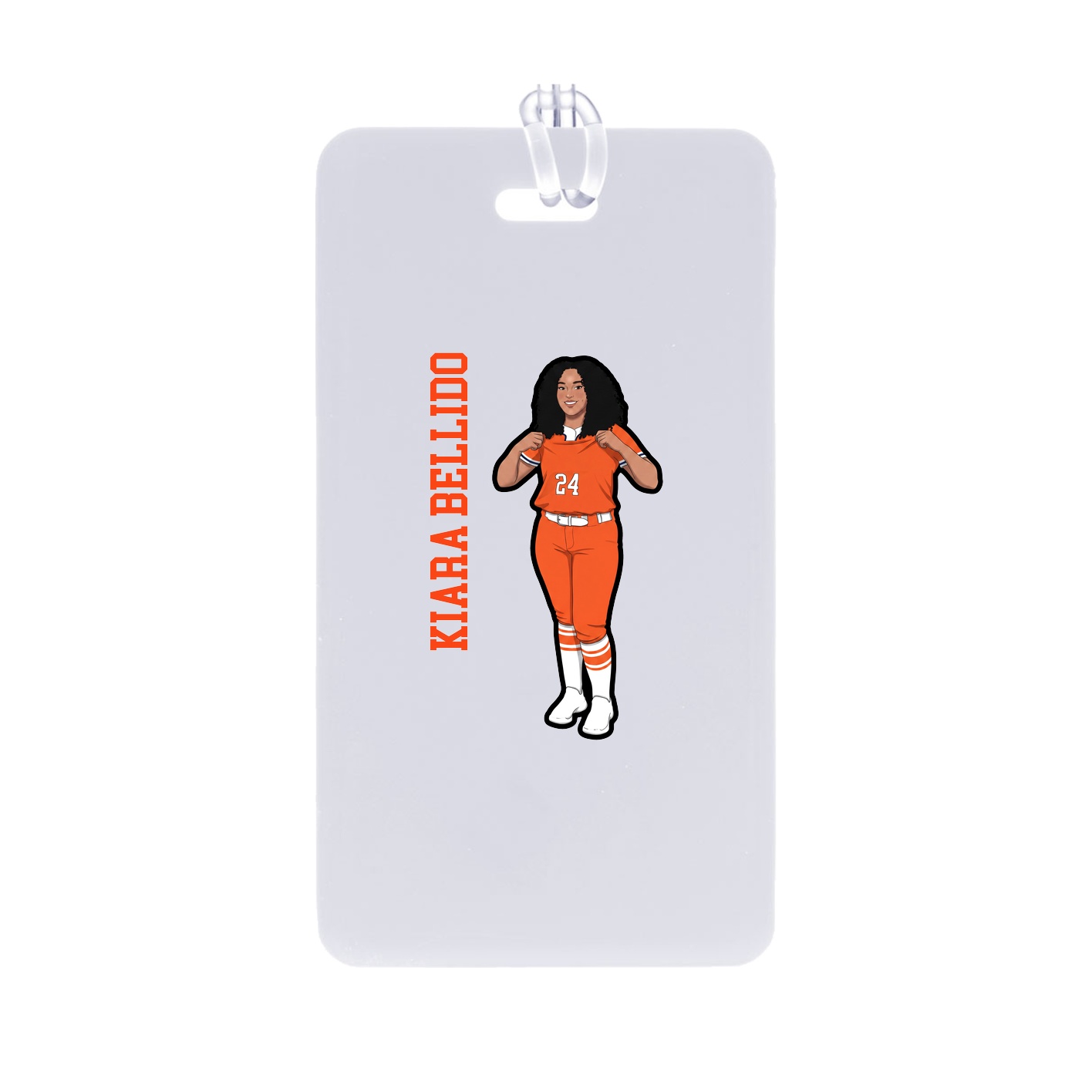 Bag Tag — Name Vertical in Classic