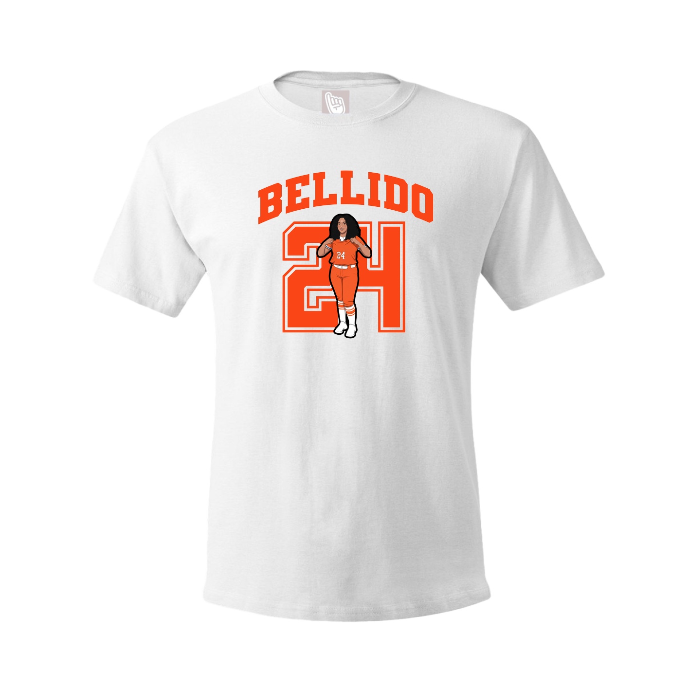 Tee — Number in White