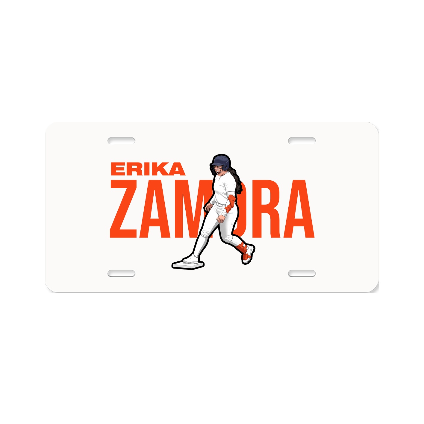 License Plate — Player Name in Classic