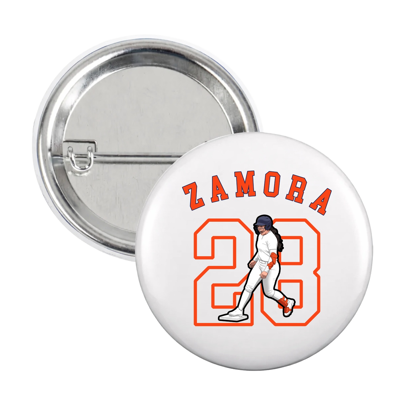 Game Day Button — Shirsey Arch in White