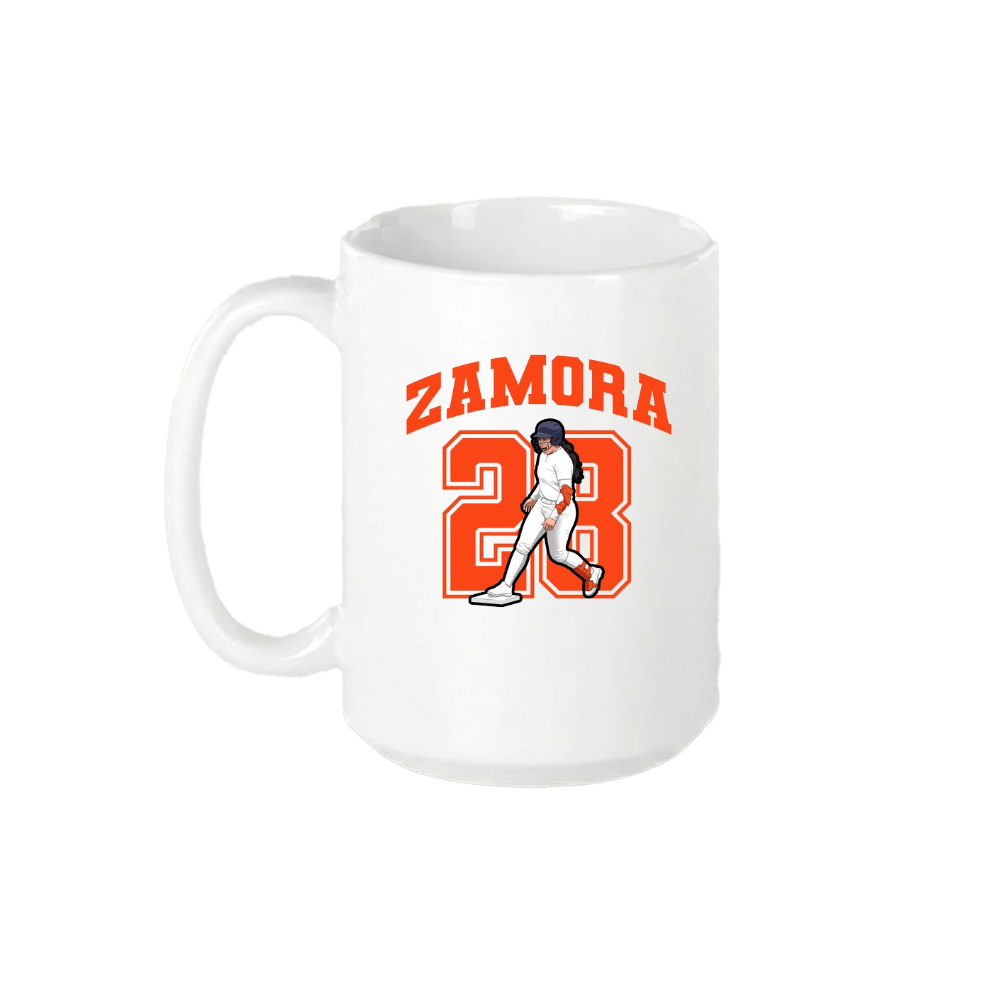 15oz Coffee Mug — Number in White