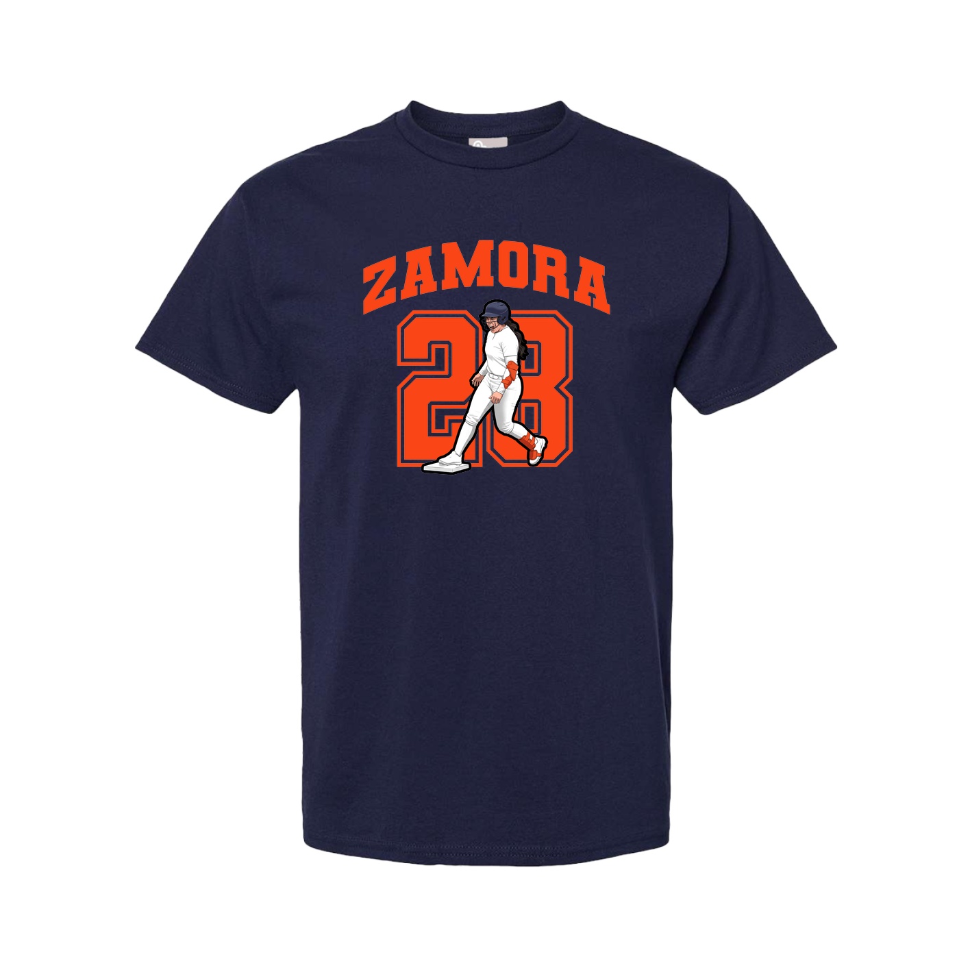 Tee — Number in Navy