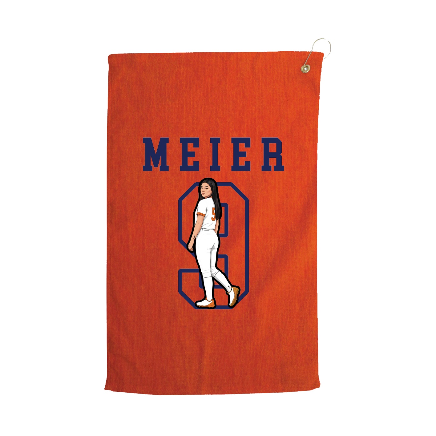 Golf Towel — Shirsey in Orange