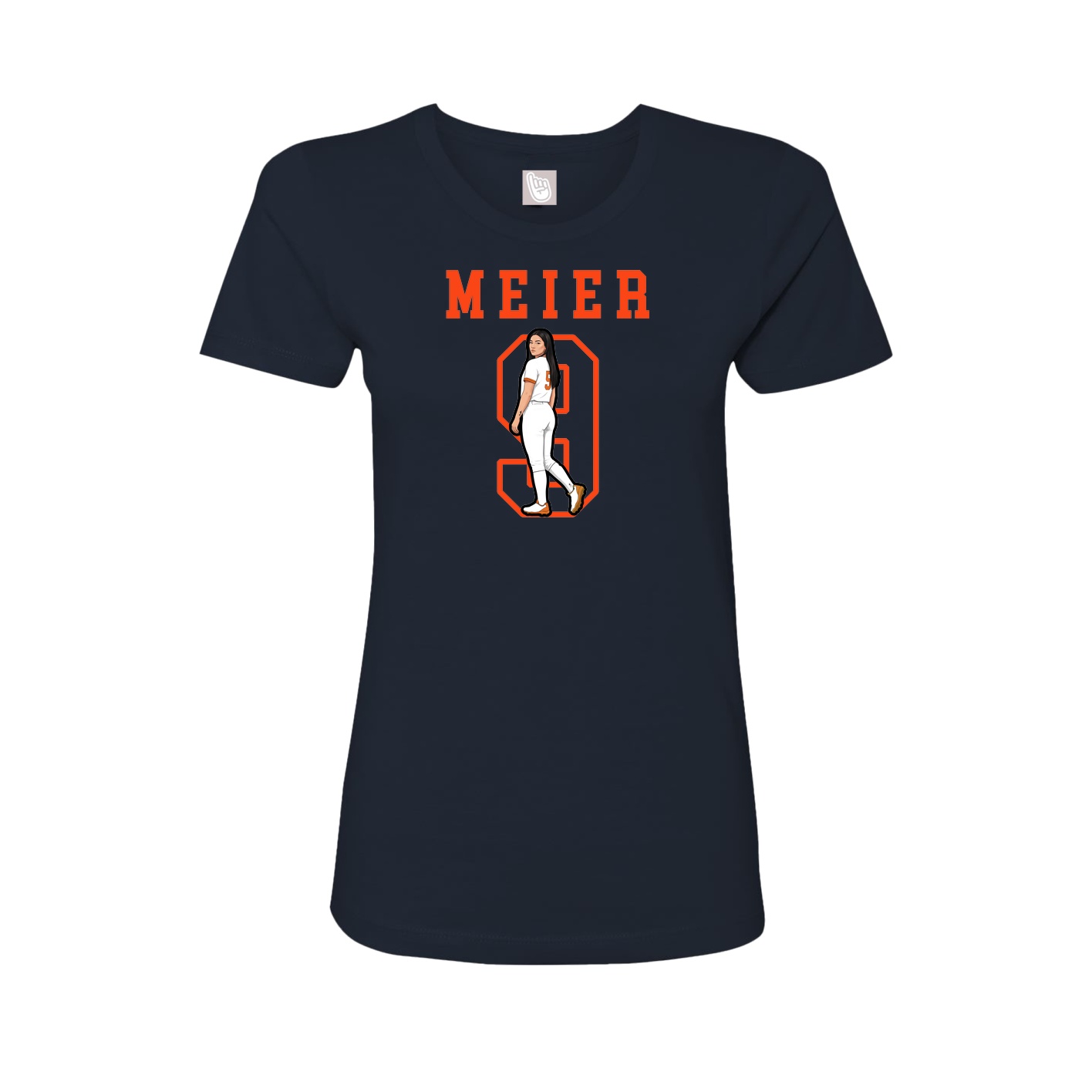 Fitted Women's Tee — Shirsey in Navy