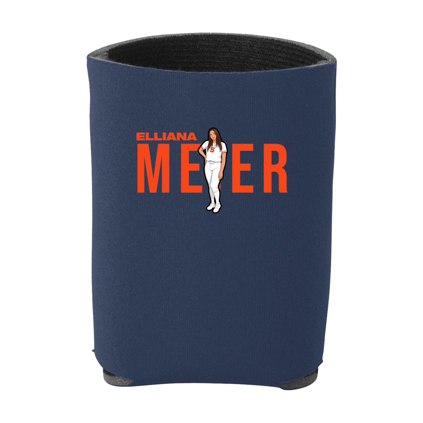 Can Holder — Player Name in Navy