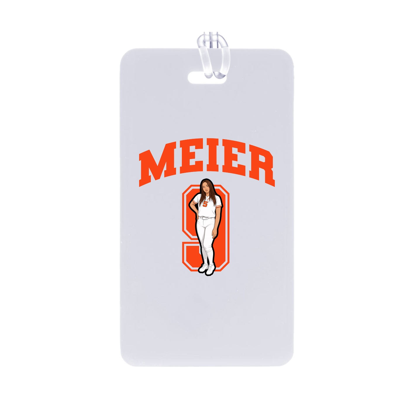 Bag Tag — Number in Classic