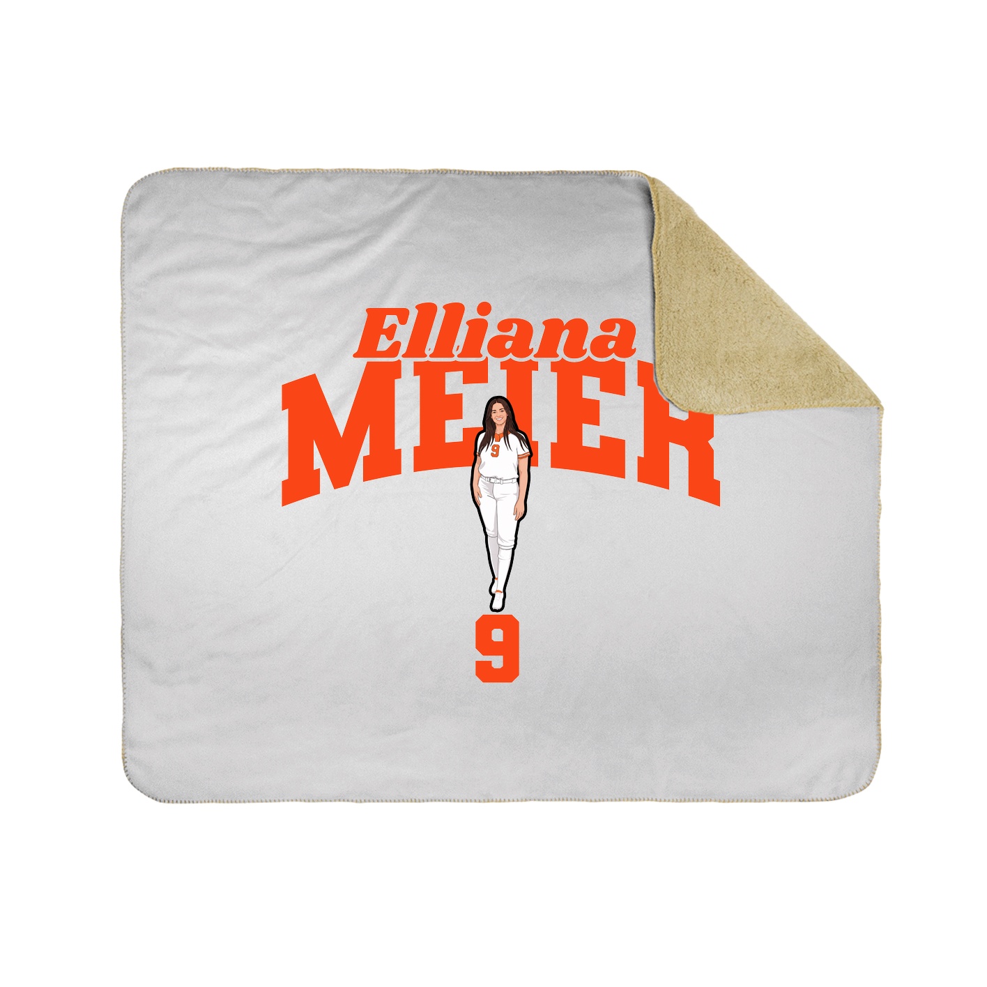 Throw Blanket — Signature Arch in White