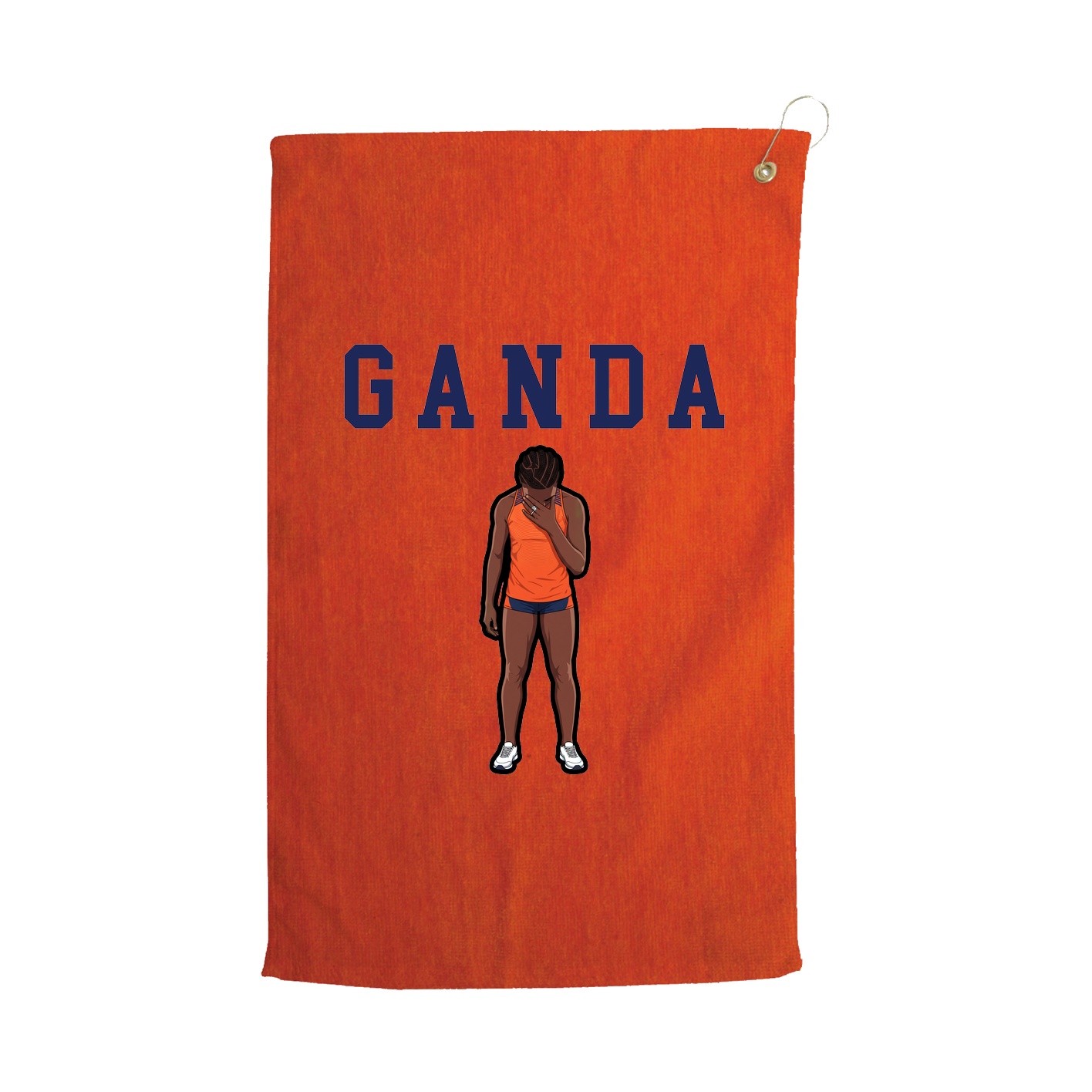 Golf Towel — Shirsey in Orange