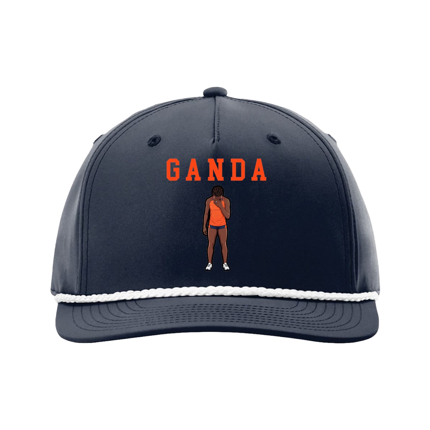 Five-Panel Classic Rope Cap — Shirsey in Navy