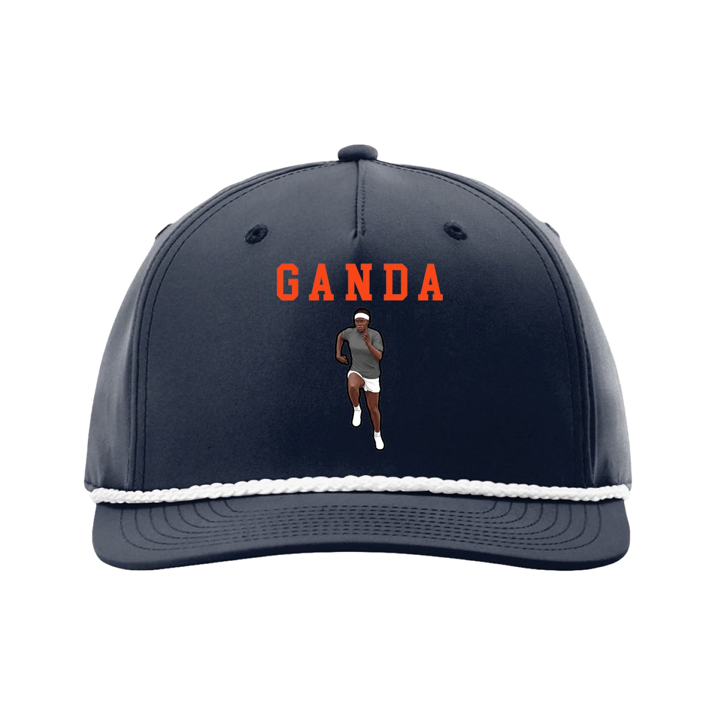 Five-Panel Classic Rope Cap — Shirsey in Navy