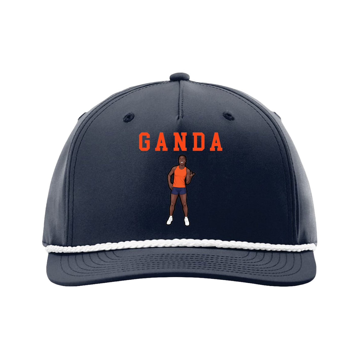 Five-Panel Classic Rope Cap — Shirsey in Navy