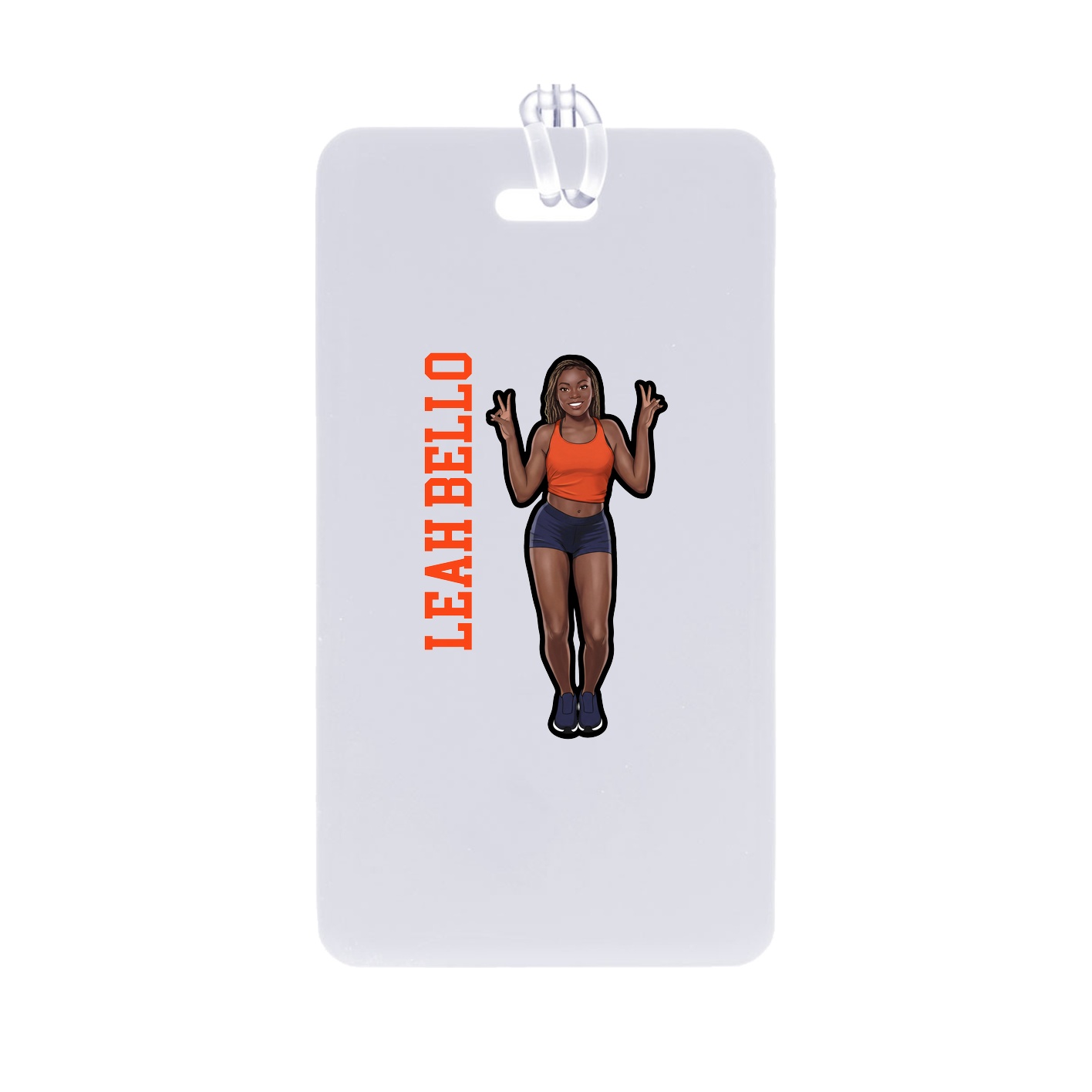 Bag Tag — Name Vertical in Classic