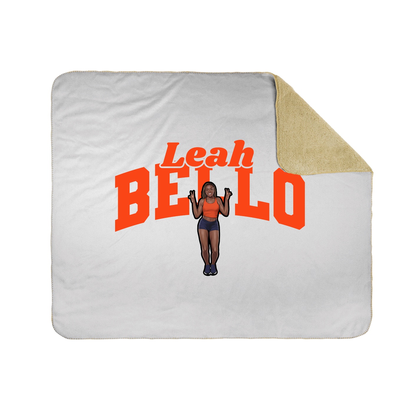 Throw Blanket — Signature Arch in White