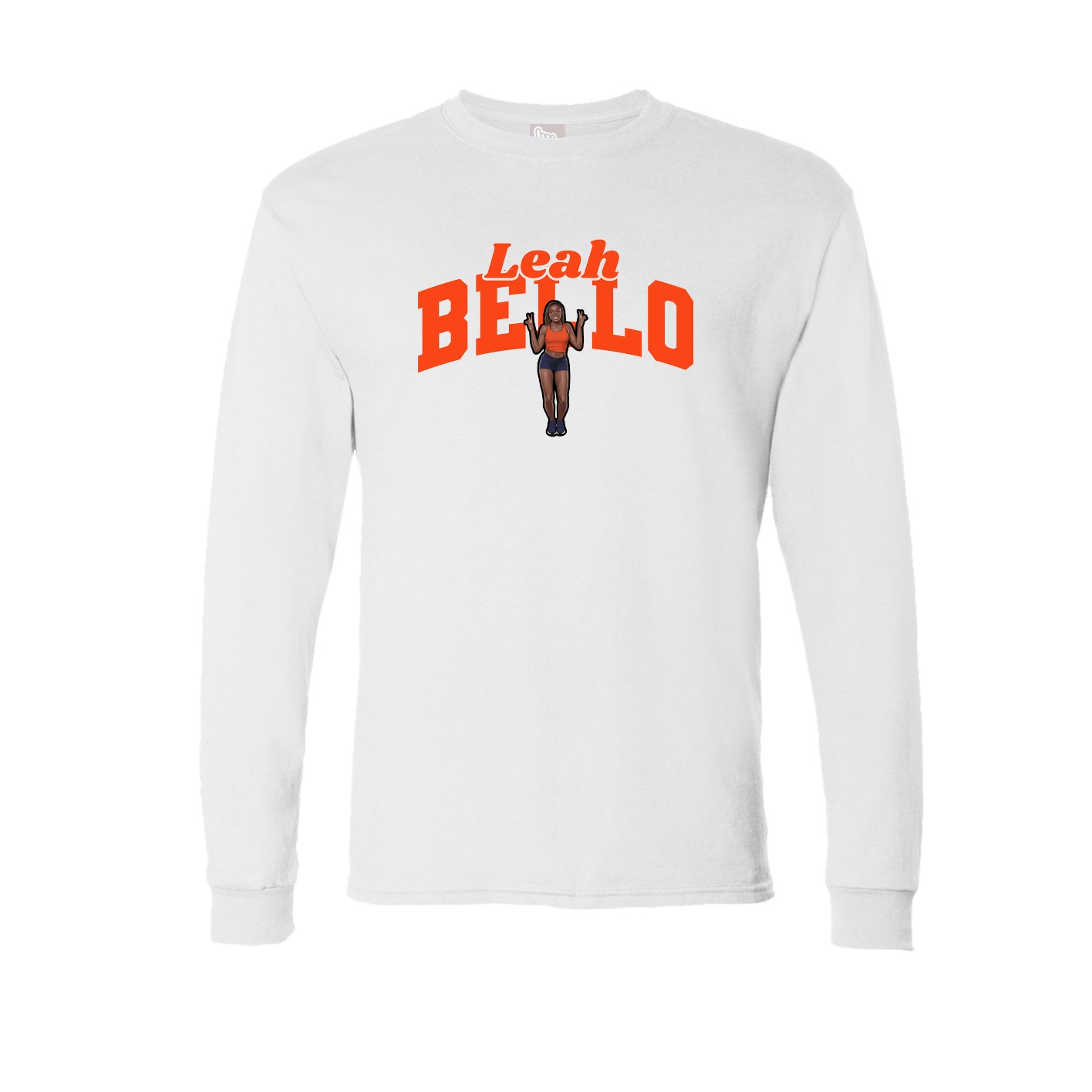 Long Sleeve Tee — Signature Arch in White