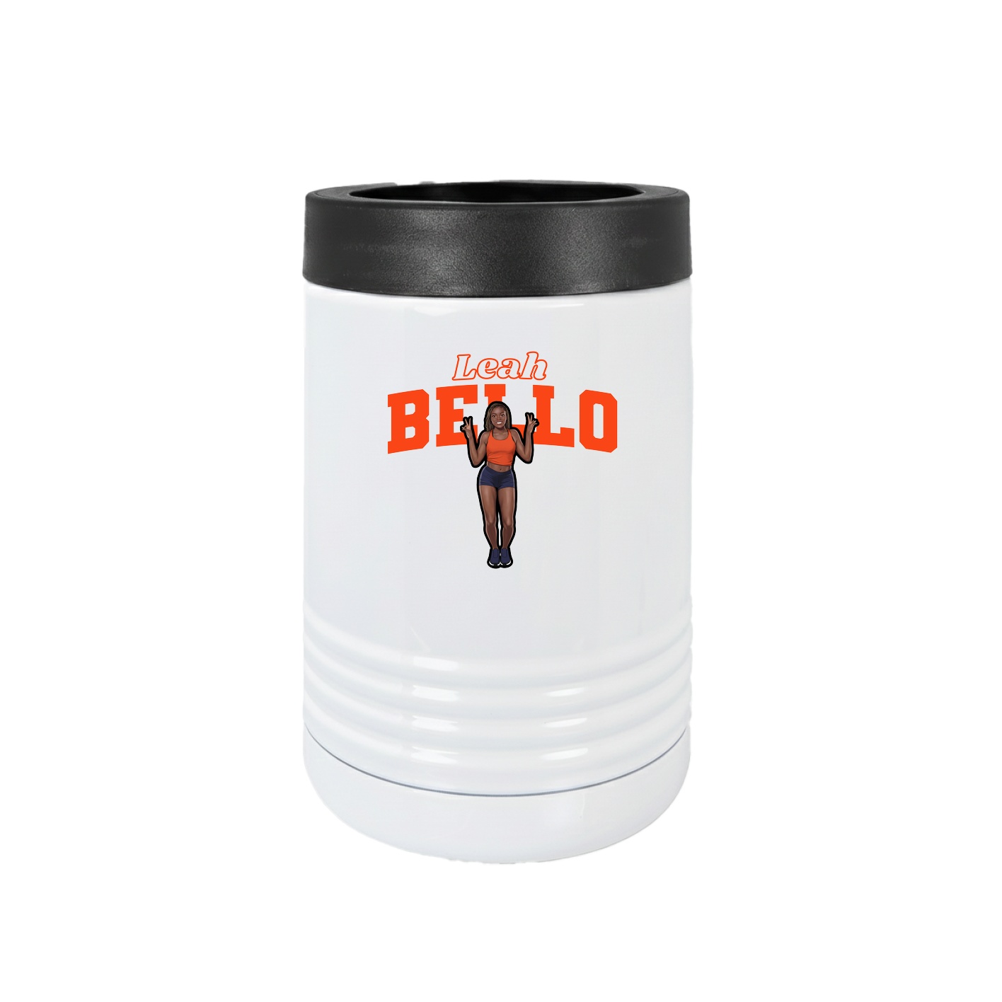 Beverage Holder — Name Arch in White