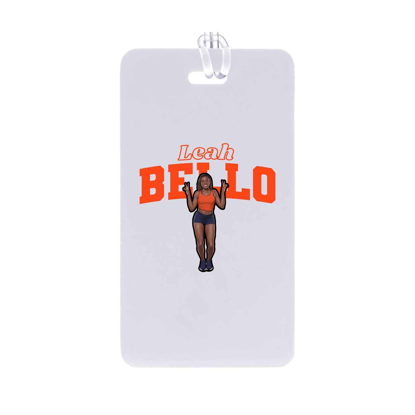 Bag Tag — Name Arch in Classic