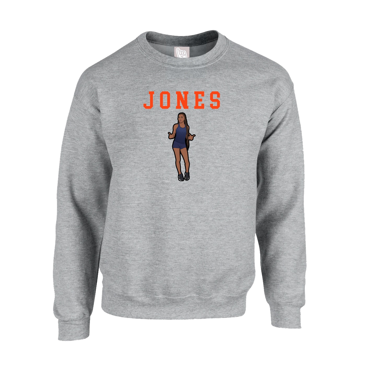 Fleece Crew — Shirsey in Grey