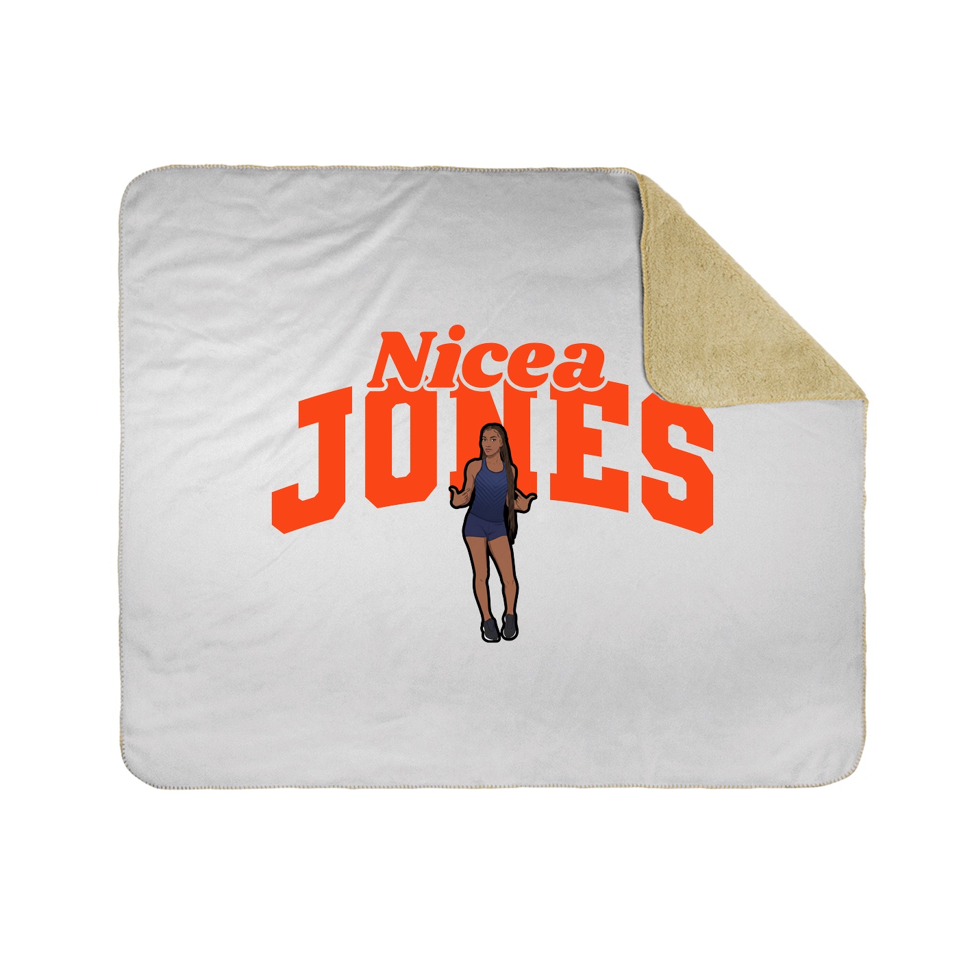 Throw Blanket — Signature Arch in White
