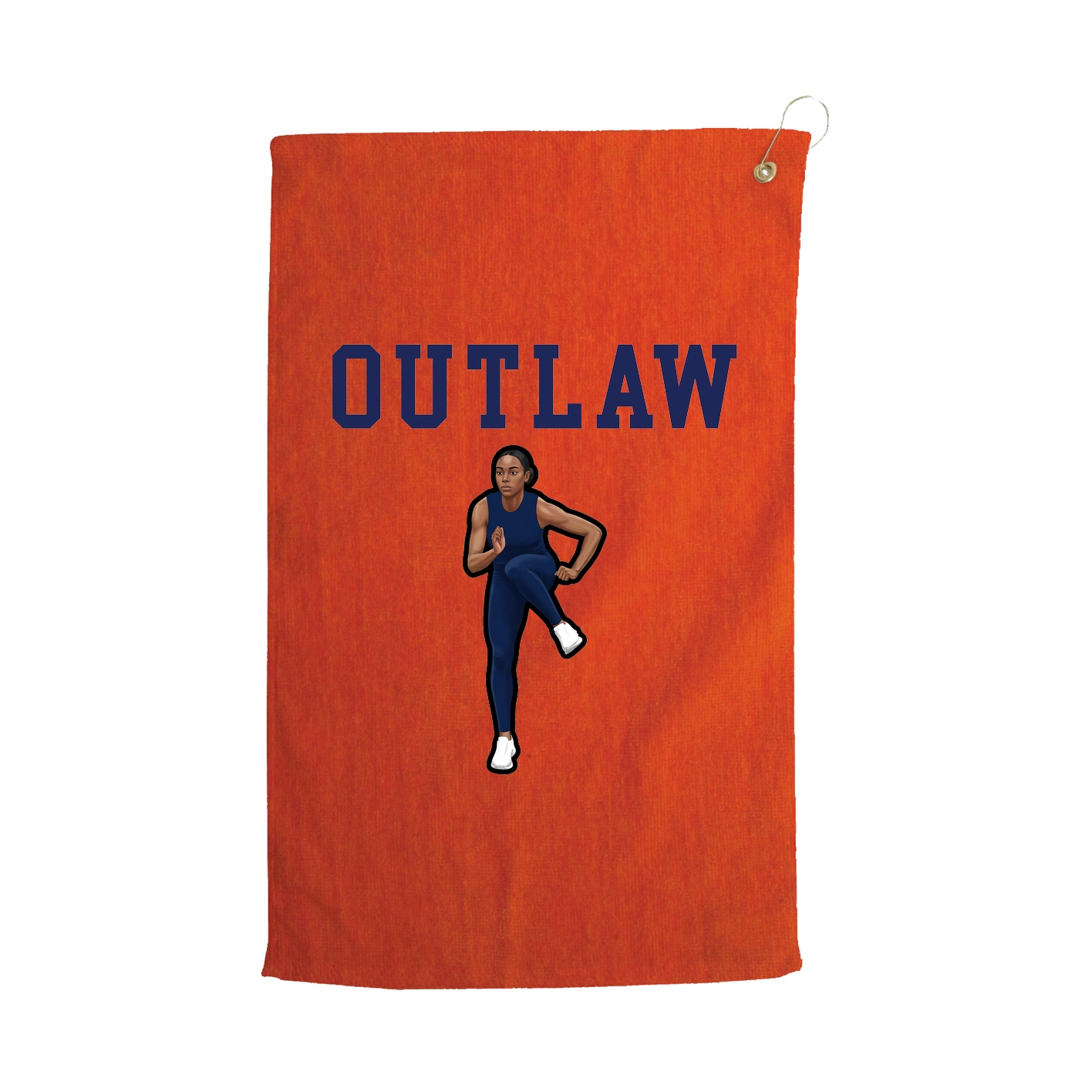 Golf Towel — Shirsey in Orange